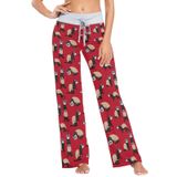 Calça De Pijama Anyangquji Cute Ferret Feminina Com Cintura Elástica S