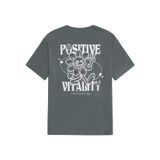 Camiseta Masculina Cozyease Com Estampa De Letras Vintage, Streetwear