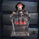 Decoração De Lápide De Halloween: Lápide Iluminada Coknumber