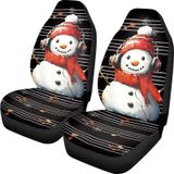 Capas De Assento De Carro Toaddmos Music Notes Christmas Snowman X2