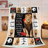 Cobertor Coxpiso Lion King Fleece Throw 100x125cm Para Crianças