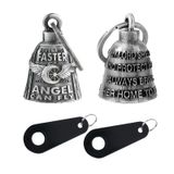 Chaveiro Motorcycle Bells Guardian Angel Gremlin Bells
