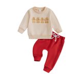 Roupas Socutebabe Toddler Toddler, Roupa De Natal Para Meninos, 2-3t