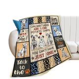 Cobertor Baegopa Dalmatian Dog Lovers De Flanela 125x100cm