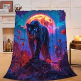 Cobertor Mecowcm Leopard Cheetah Fleece 100x125cm