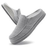 Chinelos Yolis Moccasin Clog Arch Support Masculinos Cinza Tamanho 12