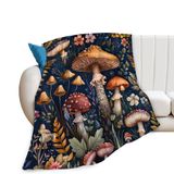 Cobertor Citari Mushroom Fleece Para Sofá-cama 125x100cm