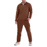 Agasalho E Calça Polo Masculinos De Manga Comprida Uni Clau