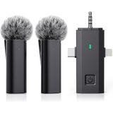 Microfone Sem Fio Voijump 3 Em 1 Para Iphone, Ipad, Android