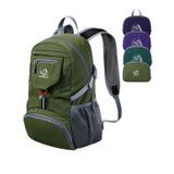 Mochila Waterfly Pequena, Leve, Embalável, 20l Para Viagens
