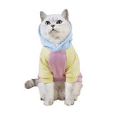 Casaco Quente Básico Com Capuz Qwinee Para Cães Pequenos E Médios Rosa