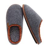 Chinelos Kuailu Memory Foam Para Homens Com Suporte De Arco 13 Cinza