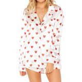 Conjunto De Pijamas Yiulangde Para O Dia Dos Namorados, Shorts Femininos De 2 Peças
