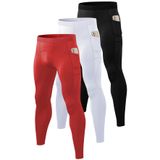 Calças De Compressão Queerier Athletic Leggings Masculinas, Pacote Com 3