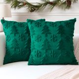 Capas De Almofada Otostar Xmas Short Wool Velvet Green