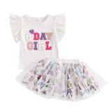 Roupa: Vestido De Aniversário Sayoo Princess Para Meninas De 18 A 24 Meses