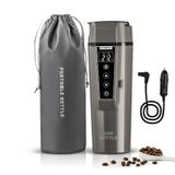 Chaleira Elétrica Portátil Para Carro Blongky 400ml 12v/24v Taupe
