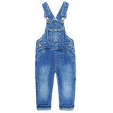 Macacão Jeans Kidscool Space Para Crianças De 7 A 8 Anos Azul Claro