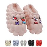 Chinelos Onngaku Bubble Slides Forrados De Pele Rosa Para Mulheres/homens