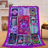 Cobertor Coxpiso Colorida Mushroom Fleece Throw 100x125cm