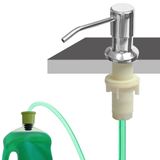 Dispensador De Sabão Tesrin Para Pia De Cozinha (cromado) 300ml