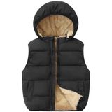 Colete Acolchoado De Inverno Achiyi Para Bebês E Meninos E Meninas De 6 A 7 Anos, Preto 130 Cm
