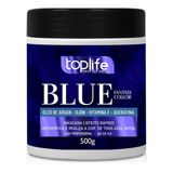 Máscara Capilar Tonalizante e Matizadora Azul Royal Toplife 500gr