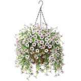 Flores Artificiais Penduradas Ammyoo Autumn Daisy White