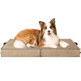 Cama De Cachorro Eheyciga Dobrável Impermeável Ao Ar Livre Para Cães Grandes