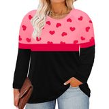 Blusa Ritera Plus Size Love Heart Top Vermelha Para Dia Dos Namorados 4gg Feminina