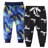 Calça De Moletom Wawlaudp Para Meninos Com Cordão Elástico De Algodão, Pacote Com 3 Unidades
