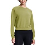 Moletom Iseegz Modal Soft Cropped Para Mulheres Verde Feijão Xl