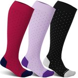 Meias De Compressão Sockswift Bamboo Viscose Plus Size 15-20mmhg