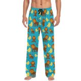 Calça De Pijama Feminina Anyangquji Monkey, Roupa De Dormir Masculina Lounge L