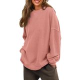 Blusas De Manga Comprida Prettygarden 2024, Moletom Feminino De Outono
