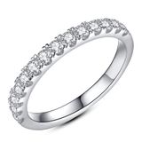 Aliança De Casamento Imolove Moissanite Em Prata 925 Com Banhada A Ouro 18k