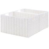 Cesta De Armazenamento De Vime Vagusicc, Conjunto De 2 Tampas De Papel Tecidas À Mão