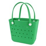 Bolsa De Praia Juyeesm Medium Impermeável De Borracha Verde Escuro