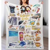 Cobertor De Flanela Gilmore And Girls 150x125cm Macio