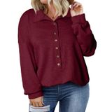 Moletom Feminino Eytino Plus Size De Manga Comprida Para Ciclismo Vermelho 2x