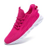 Sapatos Dlwkipv, Tênis Femininos Slip On, De Corrida, Rosa, Vermelho 36eu