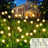 Luzes Solares De Natal Ozs 6pack 48led Para Jardim Ao Ar Livre