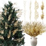 Palhetas E Sprays De Natal Thiccywoov Gold, Pacote Com 40 Cm