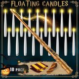 Velas Flutuantes Tlpuhu Halloween 18 Unidades Com Varinha Sem Chama