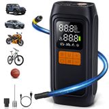Compressor De Ar Portátil Com Inflador De Pneus 150psi 20000mah Laranja