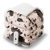 Manta Aquecida Blunique Cow Print Pink Twin 150x210cm