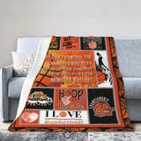 Cobertor Yerretin Basketball Soft Cozy Flannel 100x125cm