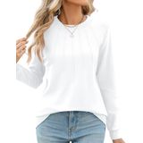 Suéter Tcot Plus Size, Roupas De Inverno Femininas, Brancas, Xxl