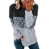 Moletom Sweet Poison Preto Colorido Com Estampa De Leopardo Feminino