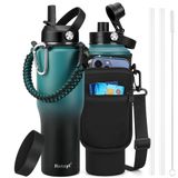 Garrafa De Água Rotayi 946ml De Parede Tripla Isolada A Vácuo